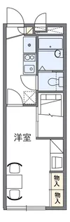 レオパレスポラリス【205号室】の間取り