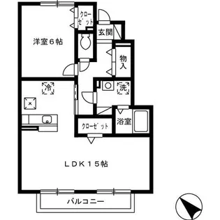 ソシア【1階】の間取り