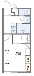 レオパレスやすらぎ【210号室】の間取り
