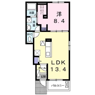 プラシード アロッジオ【1階】の間取り