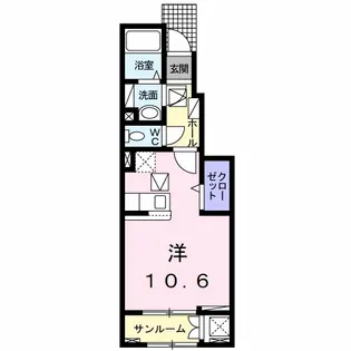 ラッフィナートD【1階】の間取り