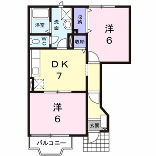 セゾン パラータ【1階】の間取り