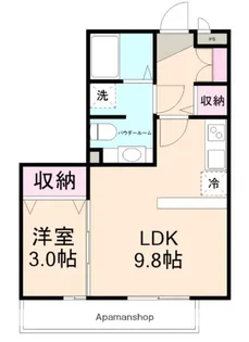 コスモⅠ【305号室】の間取り