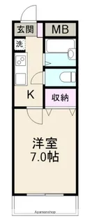 ぐりいんロッヂ【2階】の間取り