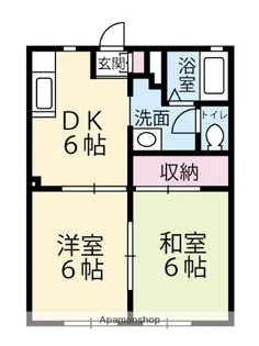 KS−1【101号室】の間取り