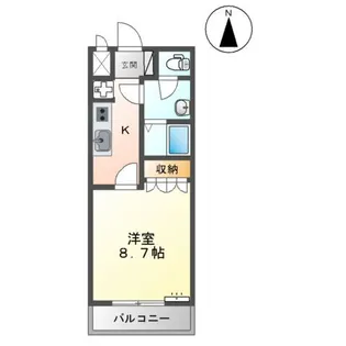サンコートひがし【2階】の間取り