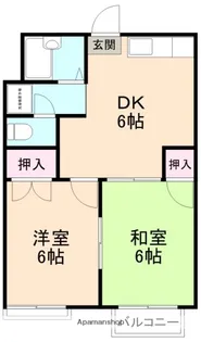 OM−1【203号室】の間取り