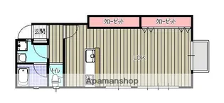 プロバンスコーポ【102号室】の間取り