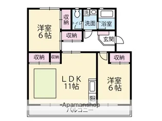 K’SB大塚【Ⅱ101号室】の間取り