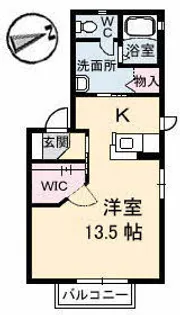 ROSE GARDEN C棟【2階】の間取り