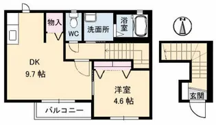 ルミエール春日【2階】の間取り