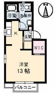 POSTO【2階】の間取り