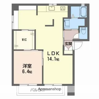 フローリ【0201号室】の間取り