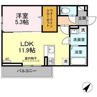 ヴェルデュール【2階】の間取り