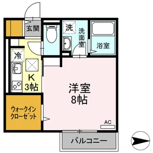 ルミナスヴィラ【1階】の間取り