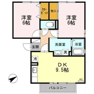 アミュー【3階】の間取り