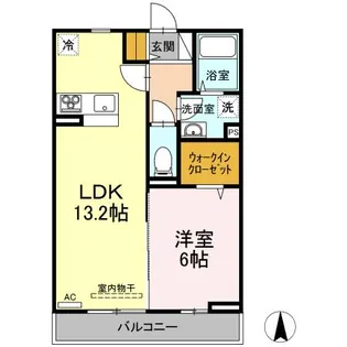 カーサ・エテルノ西津田A【2階】の間取り