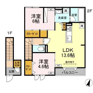ULU KANOA【2階】の間取り