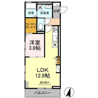 le repos(ル レポ)【2階】の間取り