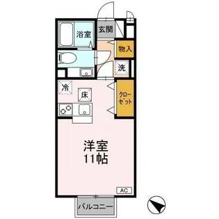 シンシアヒルズ【1階】の間取り