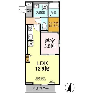 ロイヤルステージ浜乃木【3階】の間取り