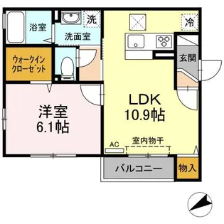 モッペル【1階】の間取り