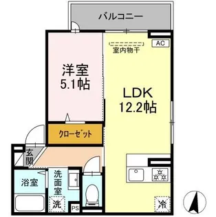 LOSKA【3階】の間取り