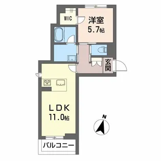 LIBERA PIENA【2階】の間取り