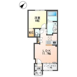 (仮称)スターテラスⅡ東出雲【1階】の間取り