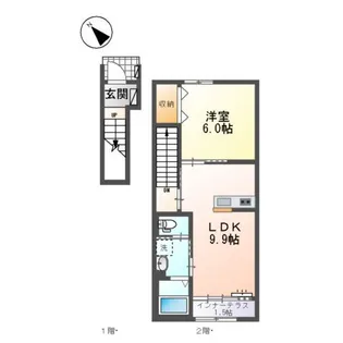 F・I・D【2階】の間取り