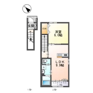 F・I・D【2階】の間取り