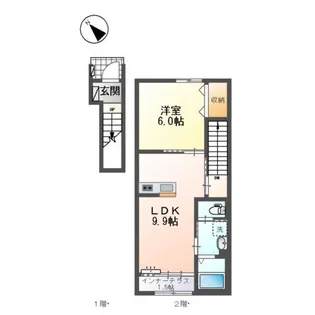 F・I・D【2階】の間取り