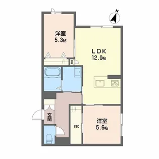 NOCE堂形【2階】の間取り