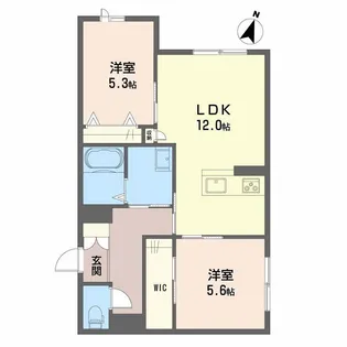 NOCE堂形【1階】の間取り