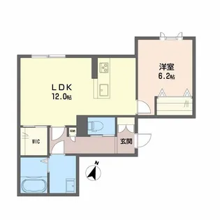 NOCE堂形【2階】の間取り