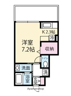 シオン新雑賀Ⅱ【101号室】の間取り