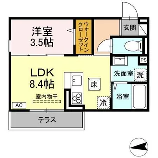 ロイヤルステージ横浜町【1階】の間取り