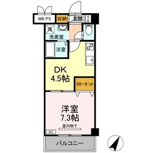 エスペランサI【2階】の間取り