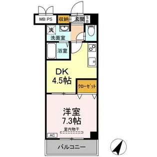 エスペランサI【1階】の間取り