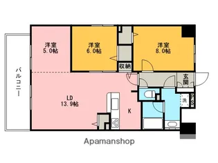 フィール野田公園【13階】の間取り