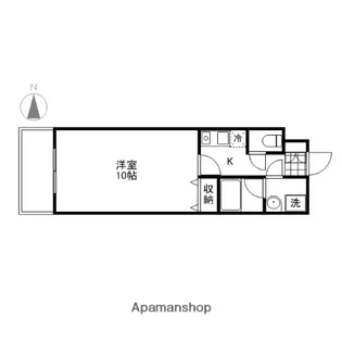 WILLDO岡山大供【13階】の間取り