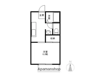 モデラート21 A棟【203号室】の間取り