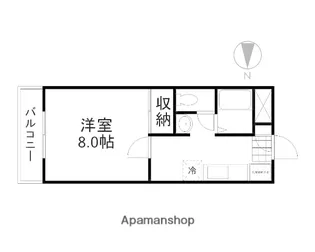 サウスウインド山本【302号室】の間取り