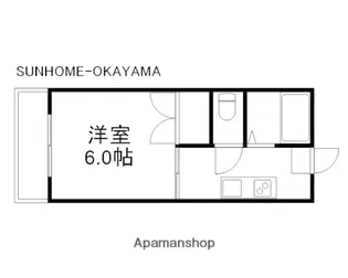 メゾンフェスタ【2階】の間取り