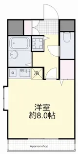 オーキッド青江【3階】の間取り