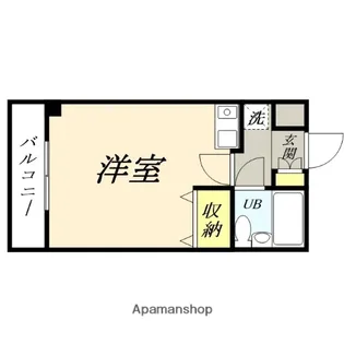 ルフォン岡山駅前【404号室】の間取り