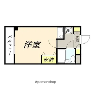 ルフォン岡山駅前【702号室】の間取り