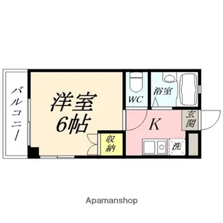 バンズコーポラス【303号室】の間取り
