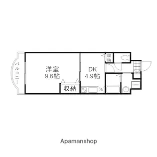 シオン北長瀬【3階】の間取り
