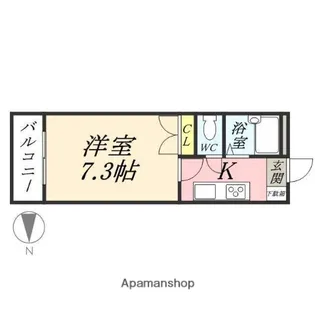 フィネス昭和町【2階】の間取り